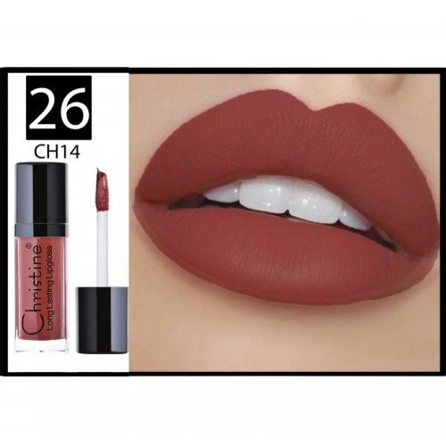 Matte liquid lipstick - CH014 - No. 26 from Christine