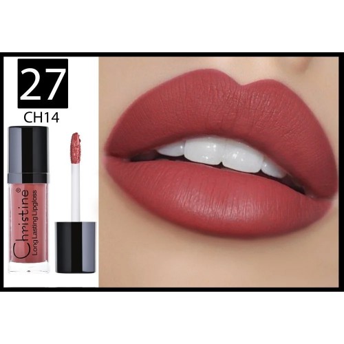 Matte liquid lipstick - CH014 - No. 27 from Christine