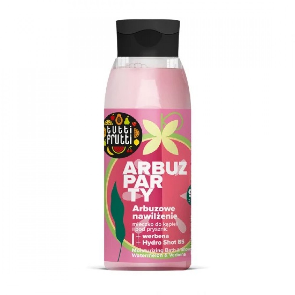 Tutti Frutti Moisturizing Bath & Shower Milk Watermelon & Verbena 400 ml