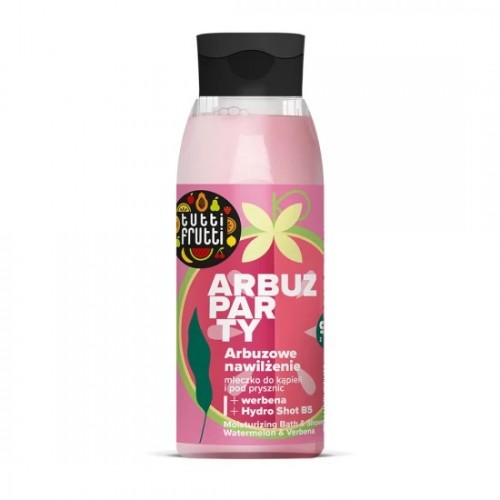 Tutti Frutti Moisturizing Bath & Shower Milk Watermelon & Verbena 400 ml Tutti Frutti Moisturizing Bath & Shower Milk Watermelon & Verbena 400 ml