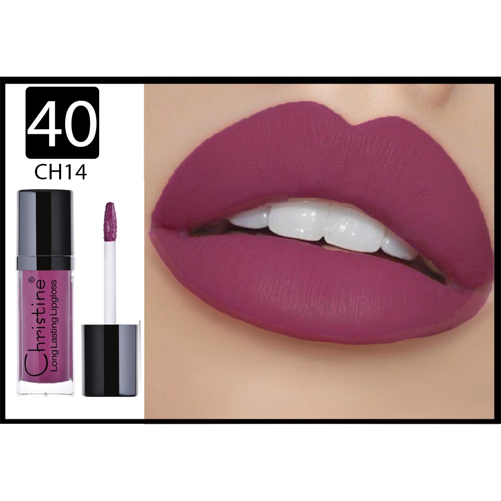 Matte liquid lipstick - CH014 - No. 40 from Christine