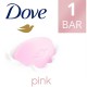 Dove Soap Pink for Soft, Smooth & Glowing skin - 160 gm