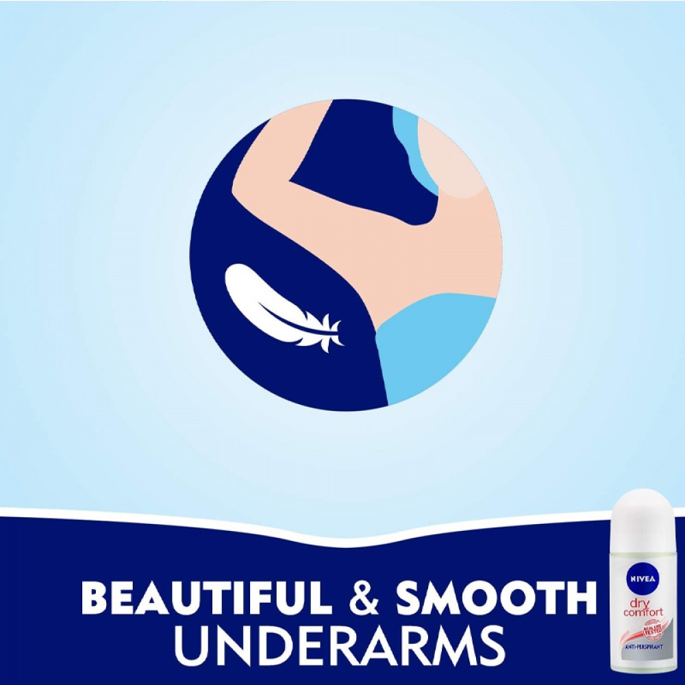 Nivea Dry Comfort Plus Deodorant Roll on - 50ml