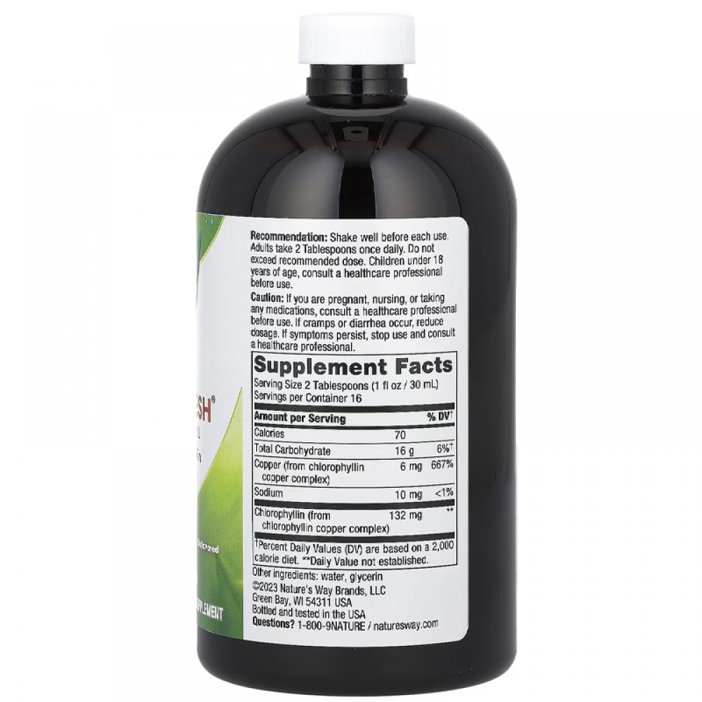 Nature's Way, Chlorofresh, Liquid Chlorophyll, Unflavored, 16 fl oz ...