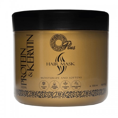 O Plus Protein & Keratin Hair Mask - 500ml O Plus Protein & Keratin Hair Mask - 500ml