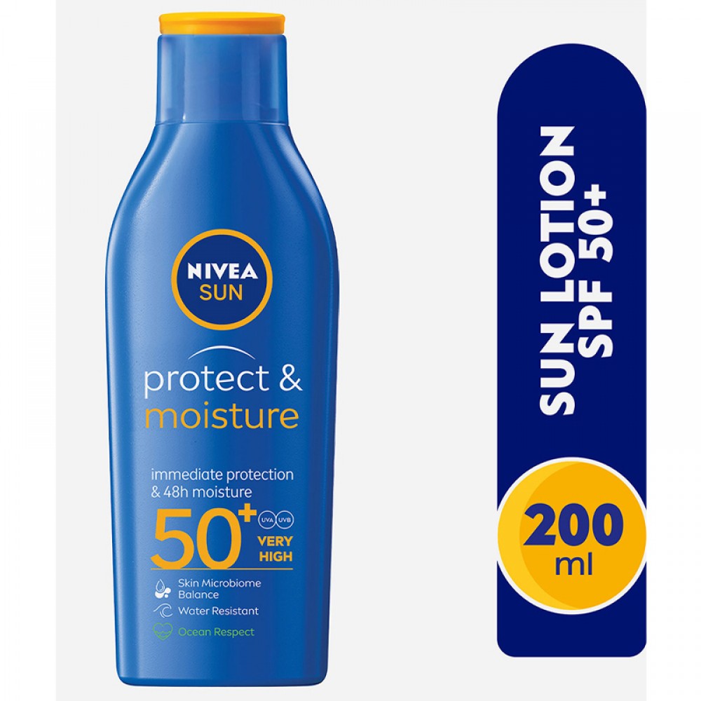 Nivea Protect & Moisture Sun Lotion SPF50- 200ml