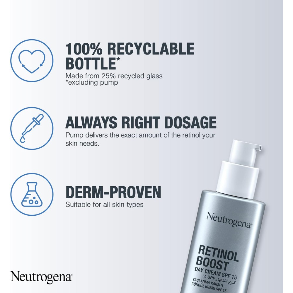 Neutrogena Retinol Boost Day Cream SPF 15, 50ml