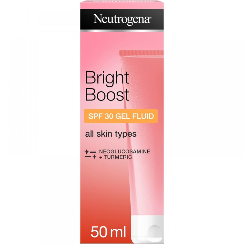 Neutrogena Gel Fluid Spf30, Bright Boost, 50 ml