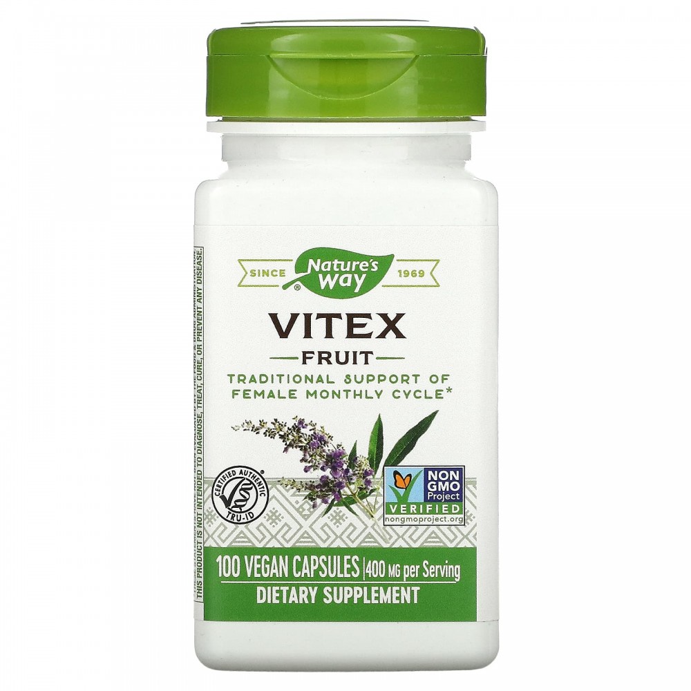 Nature's Way, Vitex Fruit, 400 mg, 100 Vegan Capsules