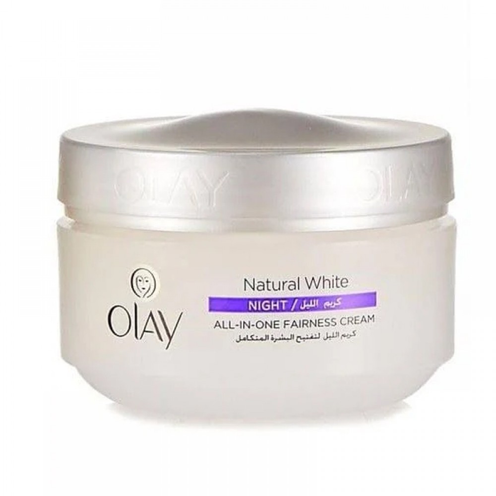 Olay Natural White All-in-one Fairness Night Cream - 50g