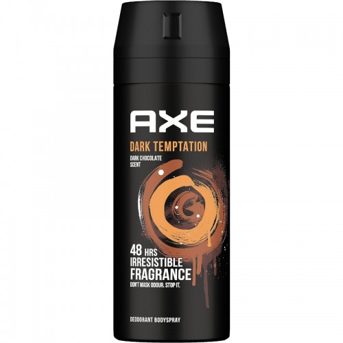AXE Men Deodorant Body Spray, for long lasting odour protection, Dark Temptation, 48 hours irresistible fragrance, 150ml AXE Men Deodorant Body Spray, for long lasting odour protection, Dark Temptation, 48 hours irresistible fragrance, 150ml