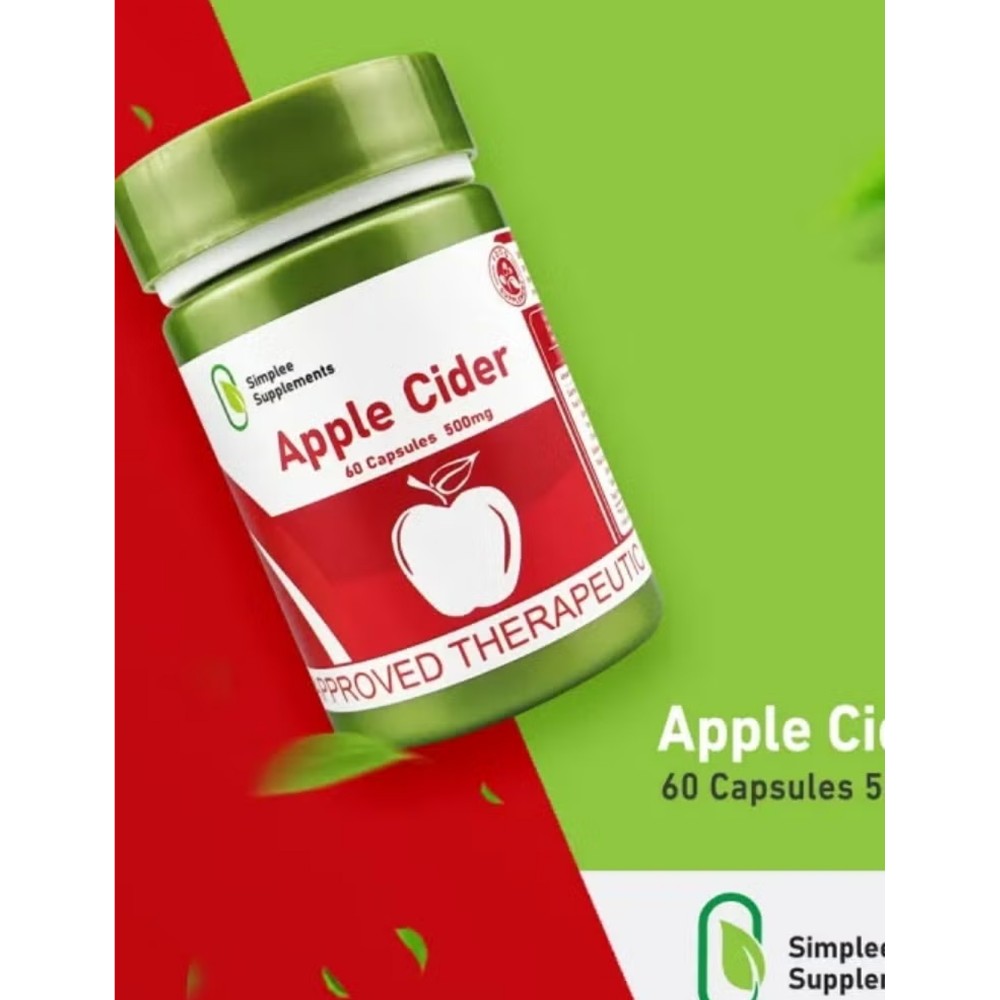 Simply Apple Cedar Supplements 60 Capsules 500 mg