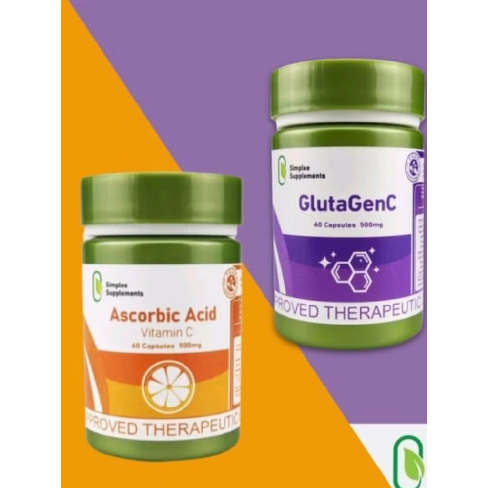 Ascorbic Acid Capsule Supplement from Gluta C and Ascorbic Acid