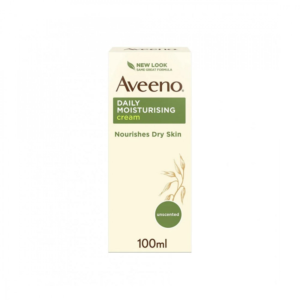 Aveeno Body Cream Daily Moisturizing for Dry and Sensitive Skin, 100 ml. AJ2.