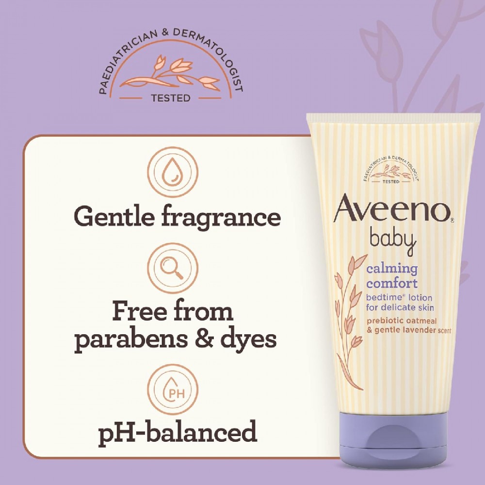 Aveeno Baby Loção calmante confortável para dormir 150 ml