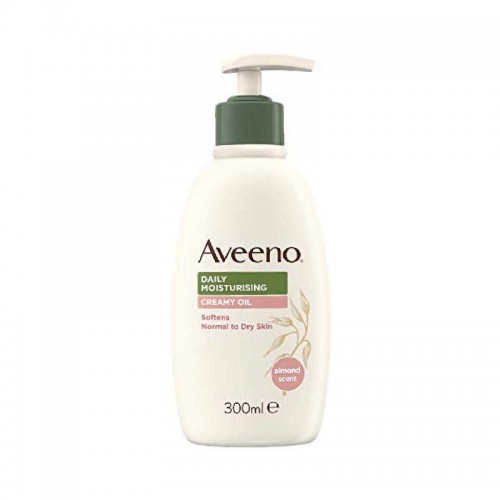 Aveeno daily moisturizing cream oil Smoothes and softens the skin Body cream for normal and dry skin care | almonds |