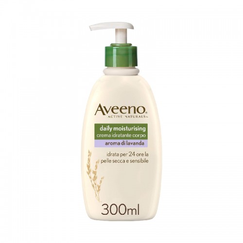 Aveeno Moisturising Body Cream Daily Moisturising Lavender Aroma Normal to Dry Skin Even Sensitive Skin 300ml
