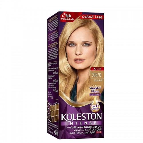 Wella Koleston Intense Hair Dye Light Blonde 308/0 Wella Koleston Intense Hair Dye Light Blonde 308/0