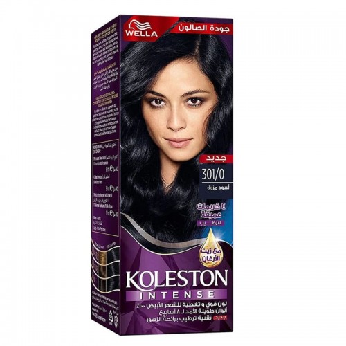 Wella Koleston Intense Hair Dye Blue Black 301/0 Wella Koleston Intense Hair Dye Blue Black 301/0