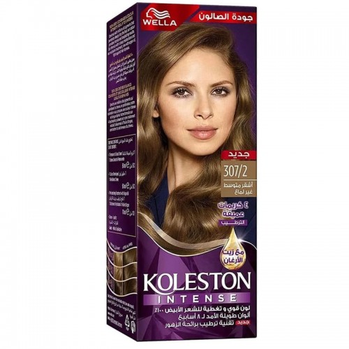 Wella Koleston Intense Hair Color Matte Medium Blonde 307/2 Wella Koleston Intense Hair Color Matte Medium Blonde 307/2