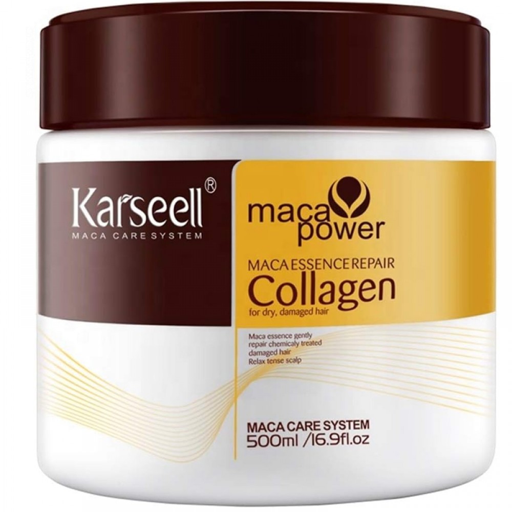 Karseell Collagen Hair Treatment Deep Repair Conditioning Argan Oil Collagen Hair  16.90 oz 500ml