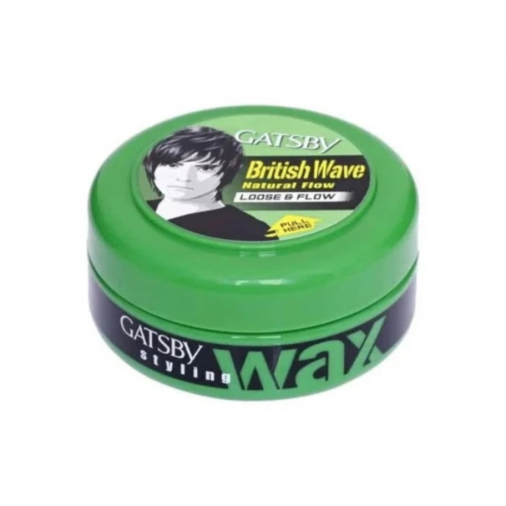 Gatsby British Wave Natural Flow Loose & Flow Wax 75 Gm