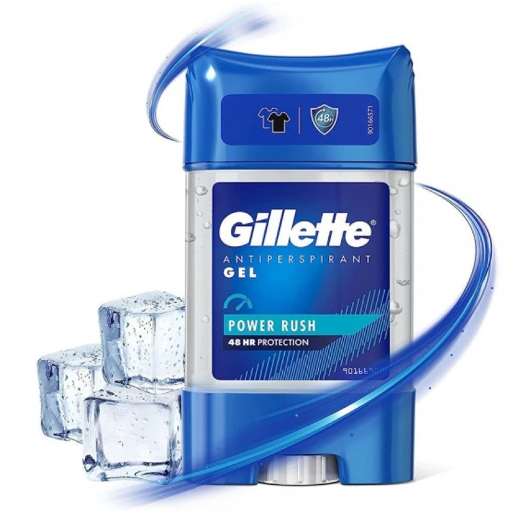 Gillette Gel Deodorant Stick Power Rush 48 Hour - 70 ml