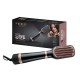 Ribbon hair dryer 2 in 1 with ions, golden and black1300 watts