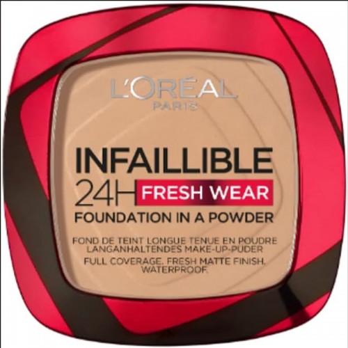 Oreal Paris - Infallible 24, powder foundation 140 Golden Beige Oreal Paris - Infallible 24, powder foundation 140 Golden Beige