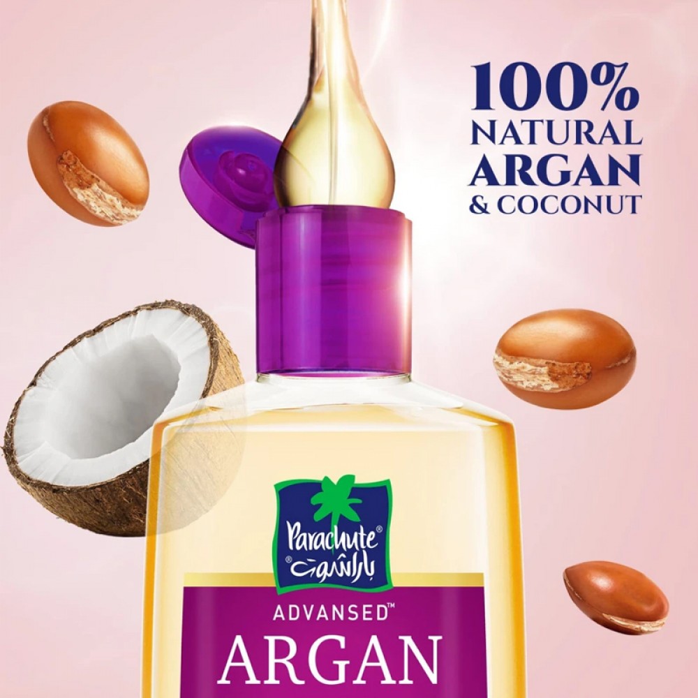 Parachute Coconut Oil For Dry And Damaged Hair With Argan 200 ML