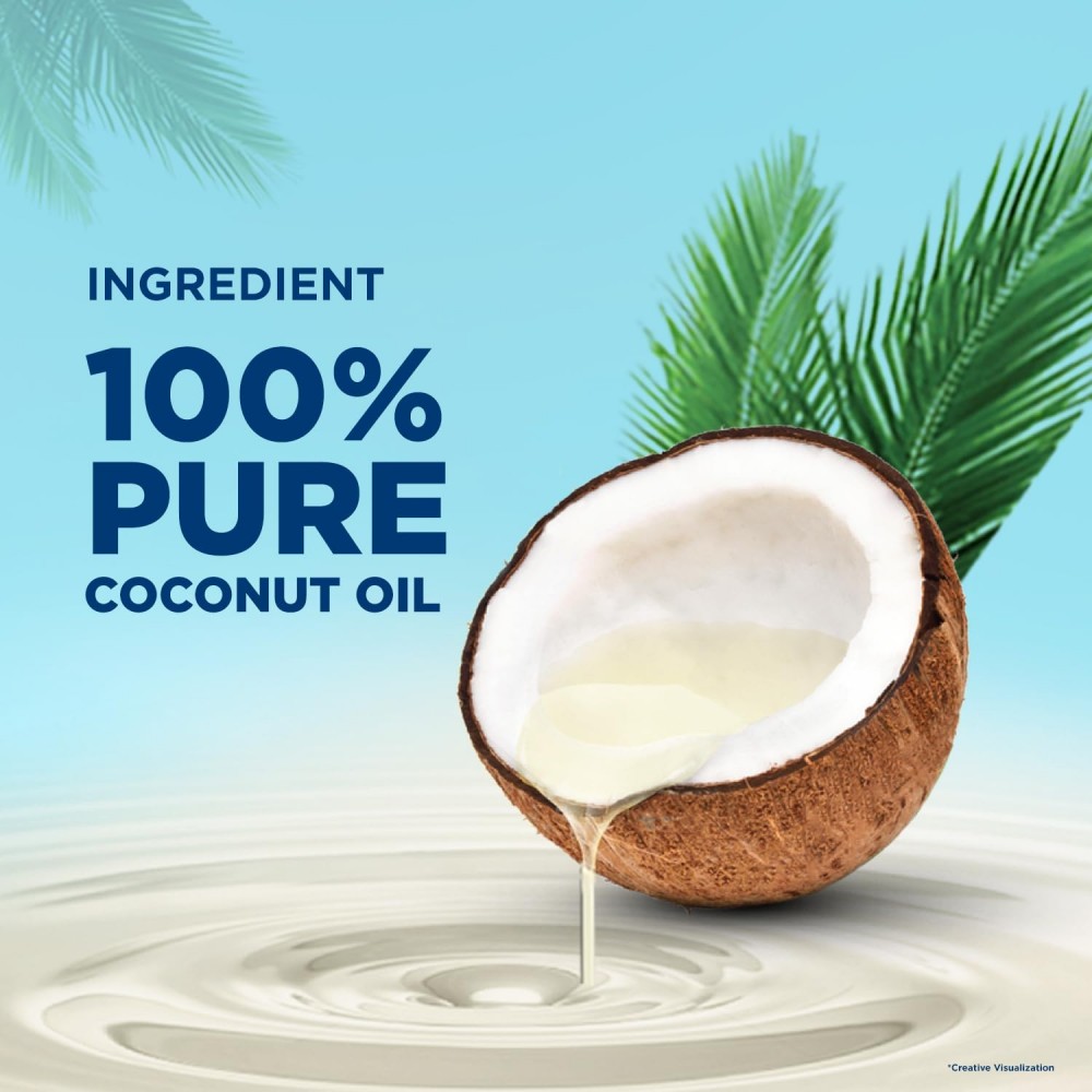 Parachute Coconut Oil - 100% Pure, 600 ml Easy Jar