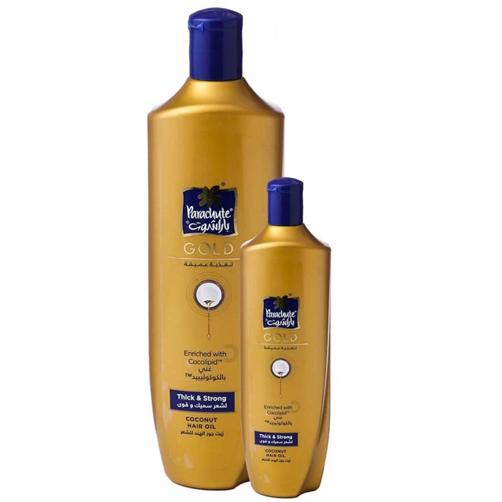 Parachute Gold Coconut Thick & Strong Hair Oil 400 ml +100 ml Free