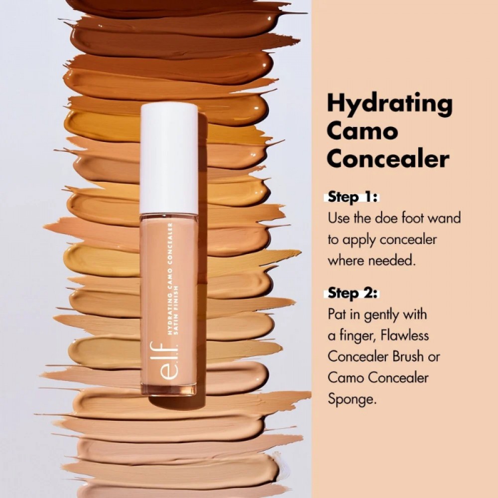 Hydrating Camo Concealer, Lightweight, Full Coverage Medium Warm 6ml