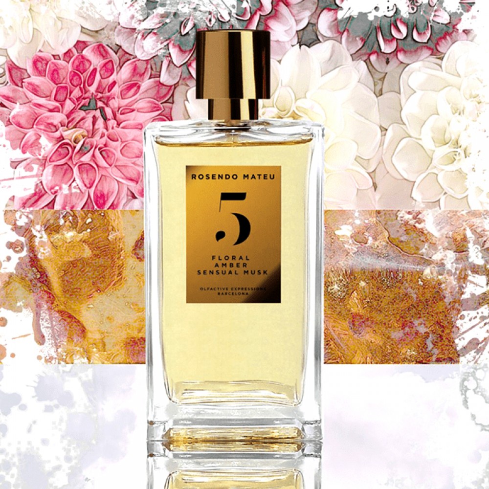 Rosendo Mateu Olfactive Expressions 5 Floral Amber Sensual Musk - Eau De Parfum