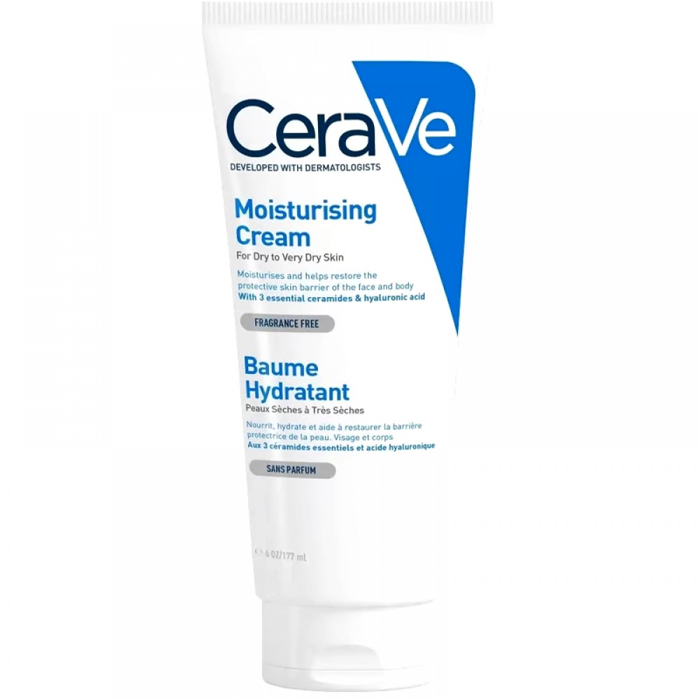 Cerave Moisturizing Cream for Dry Skin with Hyaluronic Acid 177 ml