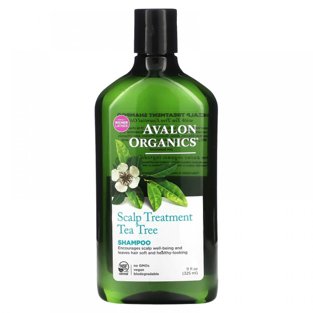 Avalon Organics Scalp Treatment Tea Tree Shampoo 325 ml