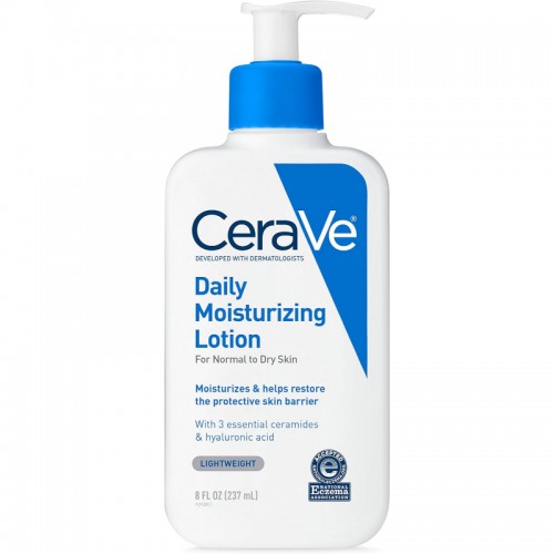 CeraVe Daily Moisturizing Lotion  Face & Body for Dry Skin with Hyaluronic Acid | Fragrance Free 237 ml  CeraVe Daily Moisturizing Lotion  Face & Body for Dry Skin with Hyaluronic Acid | Fragrance Free 237 ml