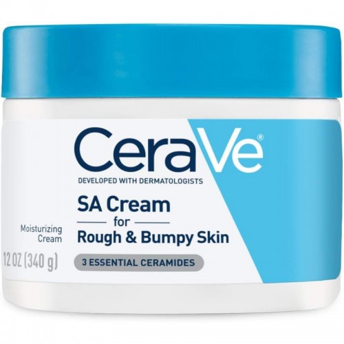 CeraVe Moisturizing Cream with Salicylic Acid | Exfoliating Body Cream with Lactic Acid, Hyaluronic Acid, Niacinamide, and Ceramides | Fragrance Free & Allergy Tested | 12 Ounce CeraVe Moisturizing Cream with Salicylic Acid | Exfoliating Body Cream with Lactic Acid, Hyaluronic Acid, Niacinamide, and Ceramides | Fragrance Free & Allergy Tested | 12 Ounce
