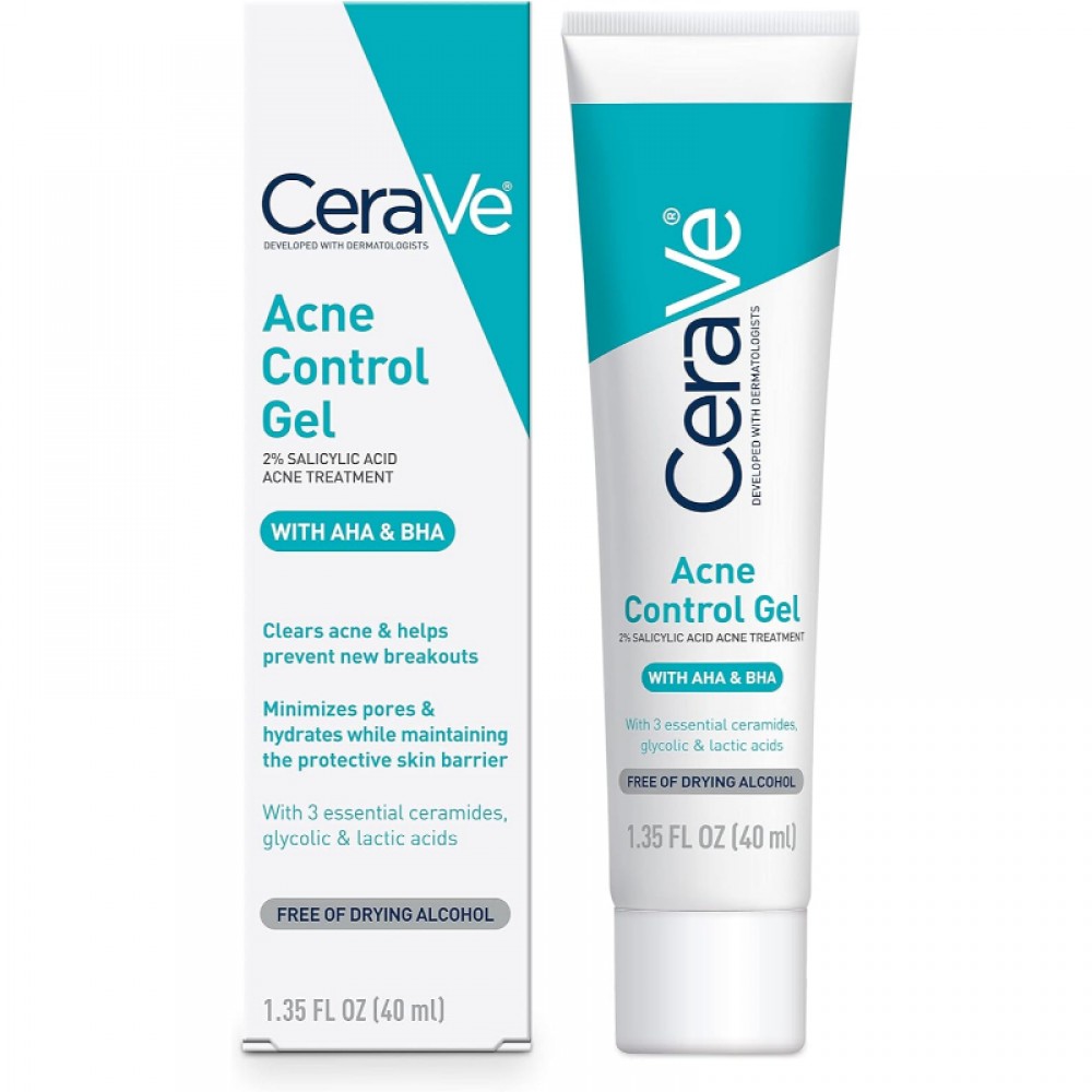 CeraVe Salicylic Acid Acne Treatment with Glycolic Acid and Lactic Acid 40mil