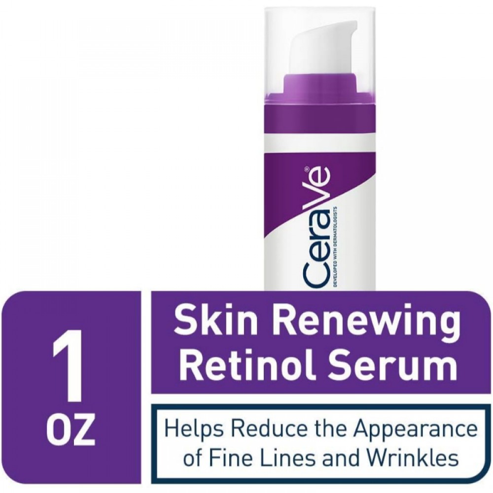 CeraVe Anti Aging Retinol Serum for Face | 1 Ounce | Cream Serum for Smoothing Fine Lines