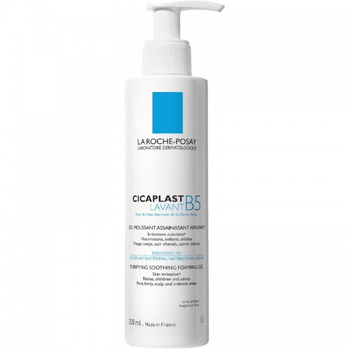 جل رغوي مهدئ لتنظيف مناطق الجلد المتهيجة أو الضعيفة من لاروش بوزاي 200مل