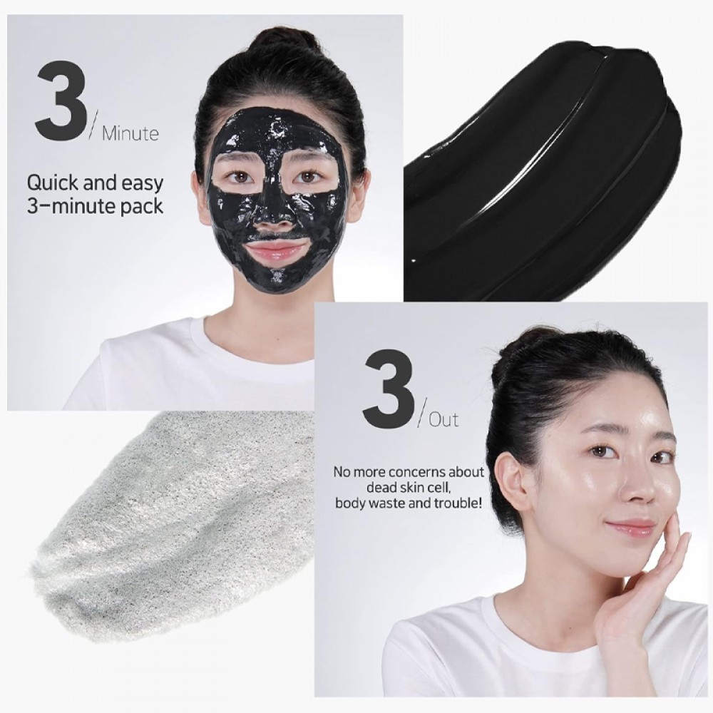 Some By Mi Charcoal Bha Pore Clay Bubble Mask 120G, Grey