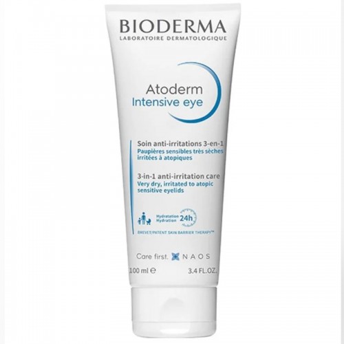 بيوديرما - كريم اتوديرم 3 في 1 مضاد للتهيج للعناية المكثفة بالعين - 100 مل