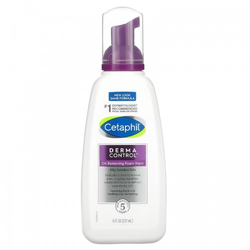 Cetaphil, Derma Control, Oil Removing Foam Wash, 8 fl oz (237 ml) Cetaphil, Derma Control, Oil Removing Foam Wash, 8 fl oz (237 ml)