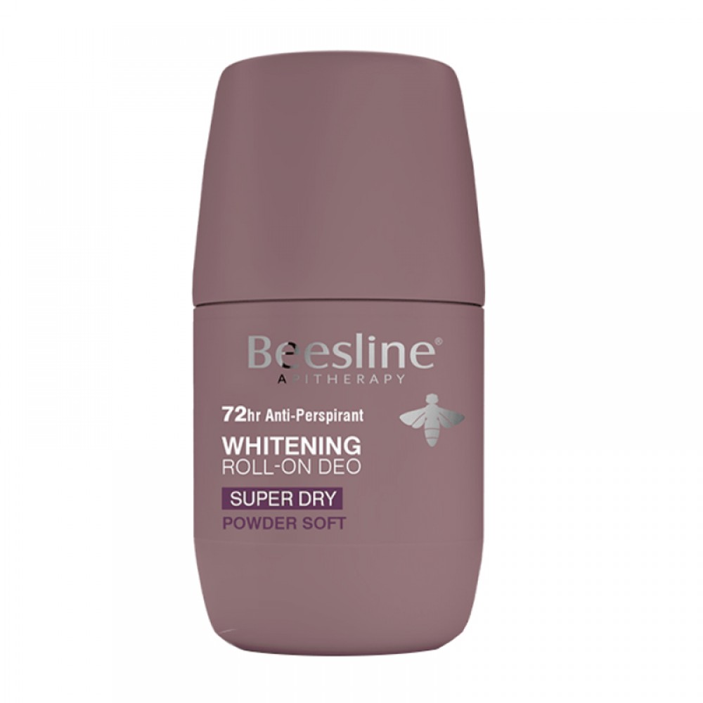 مزيل الرائحة رول اون لتفتيح البشرة من بيزلين - جفاف تام - نعومة البودرة - 50مل