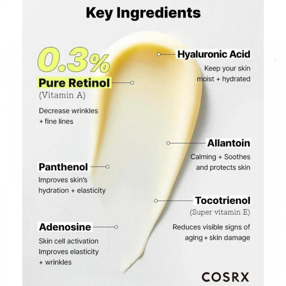 COSRX The Retinol 0.3 cream, 20 ml