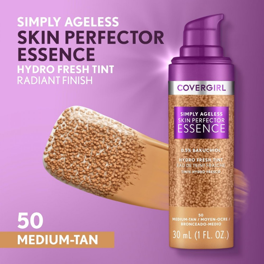 Covergirl Simply Ageless Skin Perfector Essence 50 Medium-Tan - 30ml