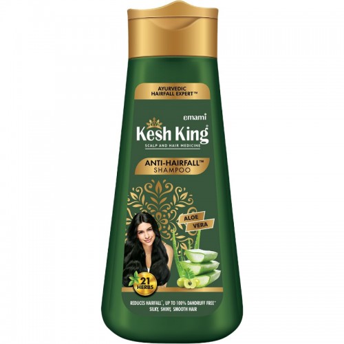 Kesh King Anti Hair Fall Shampoo with Aloe & Ayurvedic 21 Herbs - 340 ml