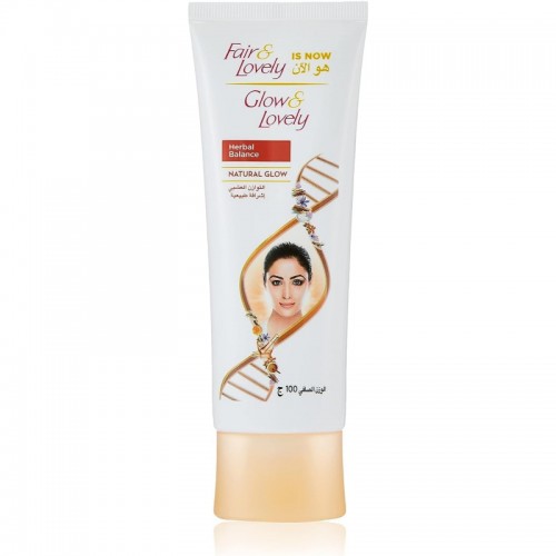 Glow & Lovely Cream Herbal Balance Natural Glow - 100 gm