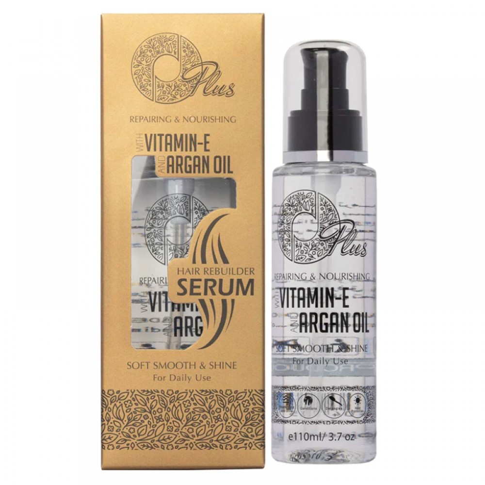 O Plus Vitamin E and Argan Oil Hair Reconstruction Serum - 110 ml